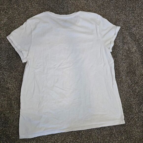 Women's Iconic Basic White Levi's Graphic T-shirt Extra Large - Picture 3 of 4